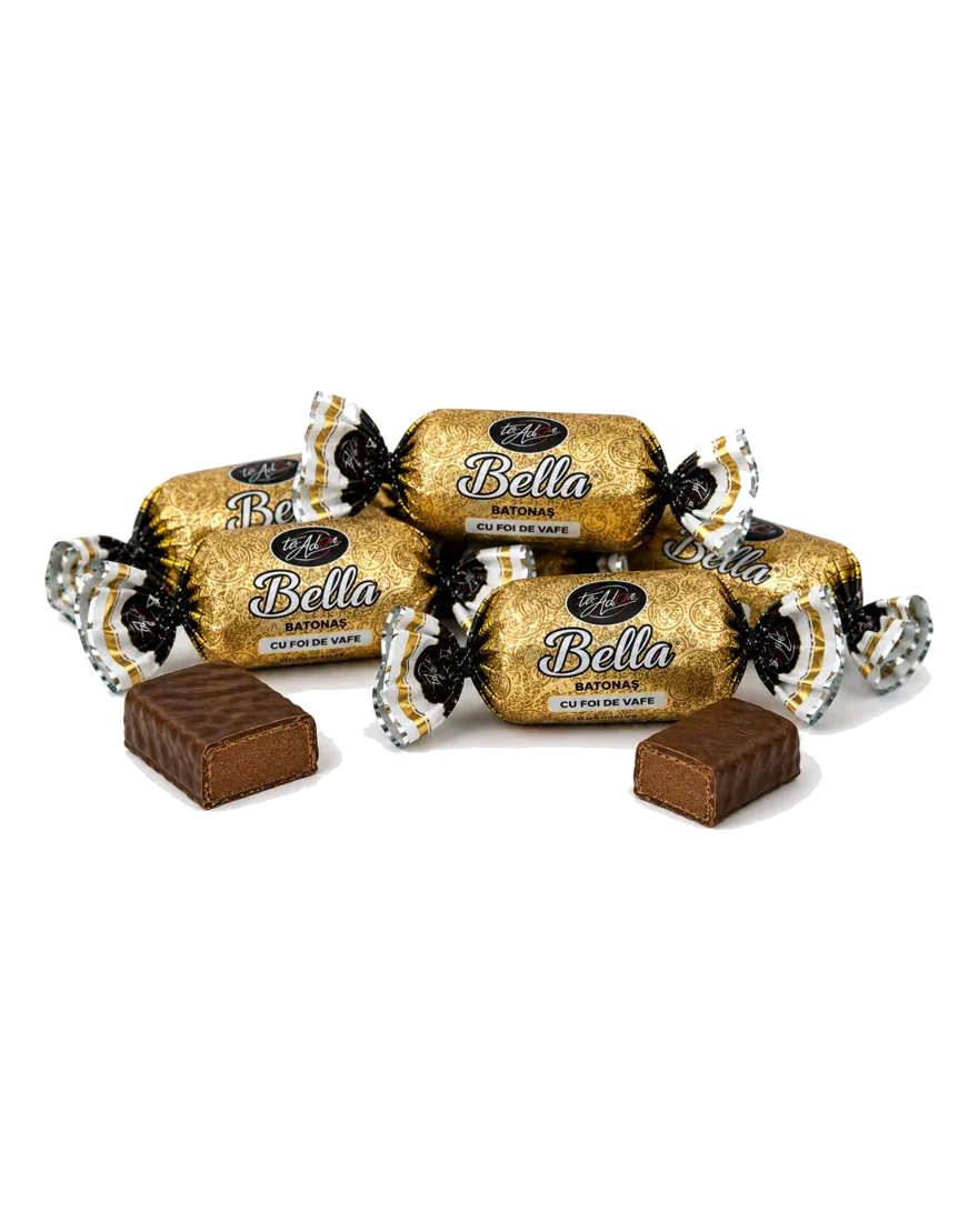 Bella, batonaș cu foi de vafe