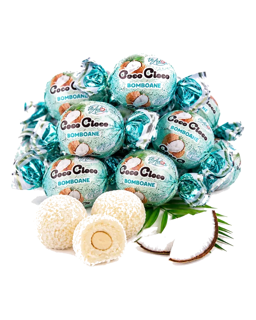 Coco Cioco, ciocolată albă cu cocos